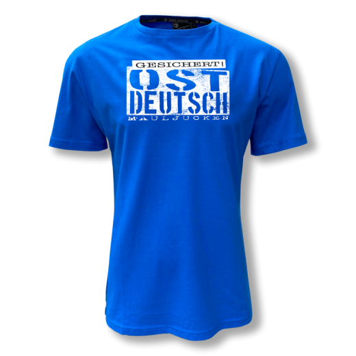 T-Shirt Ostdeutsch blau