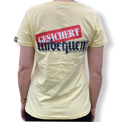 Mädels-T-Shirt UNBEQUEM gelb