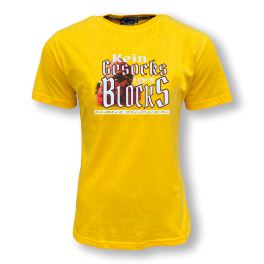 T-Shirt GESOCKS gelb
