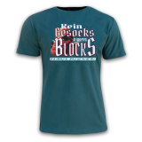 T-Shirt GESOCKS mallardblau