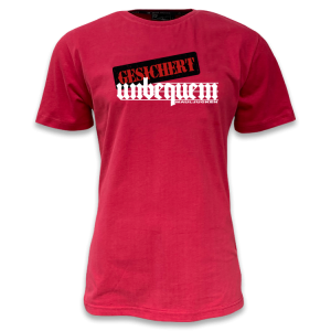 T-Shirt UNBEQUEM rot